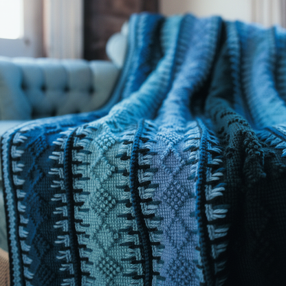 Timeless Texture Crochet Blanket Pattern (PDF Download)