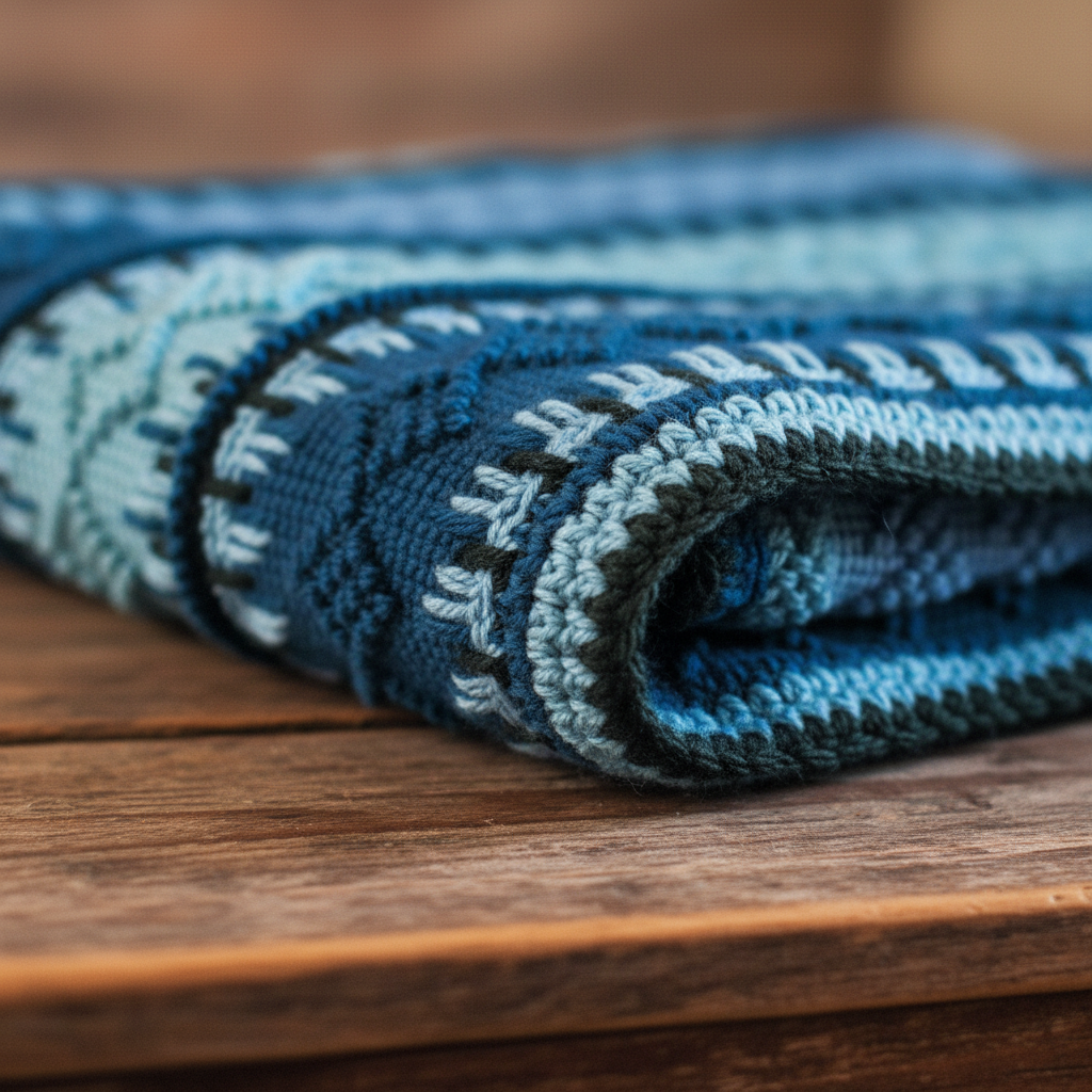 Timeless Texture Crochet Blanket Pattern (PDF Download)