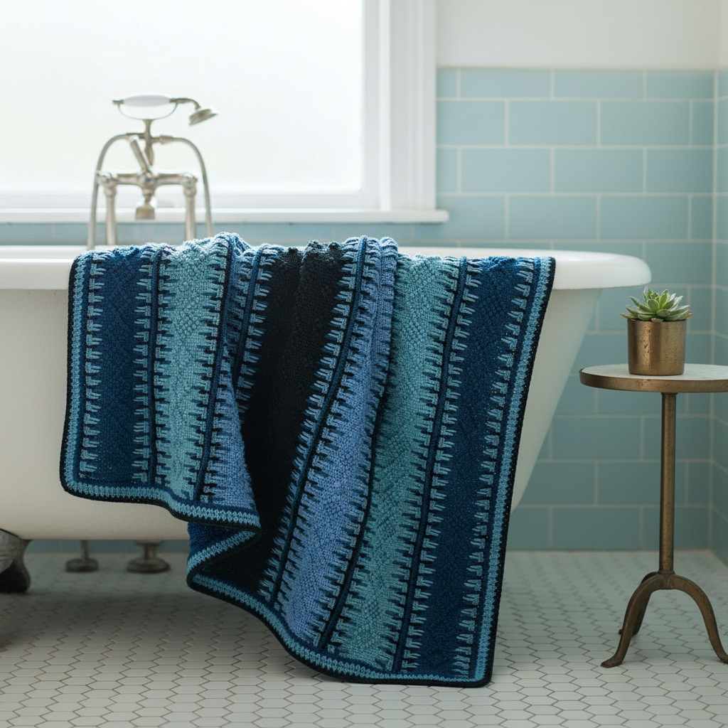 Timeless Texture Crochet Blanket Pattern (PDF Download)