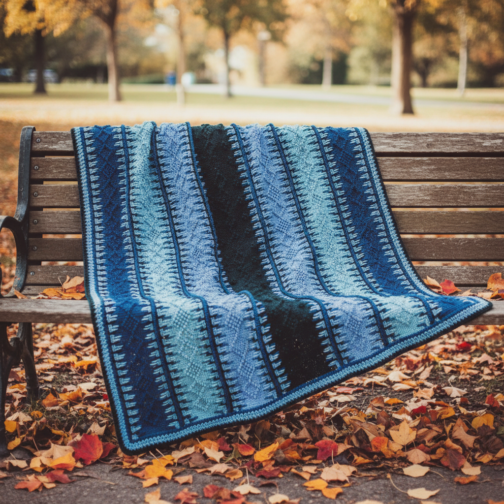 Timeless Texture Crochet Blanket Pattern (PDF Download)