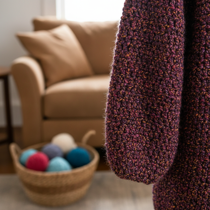 Twilight Mix Cozy Crochet Cardigan Pattern (PDF Download)