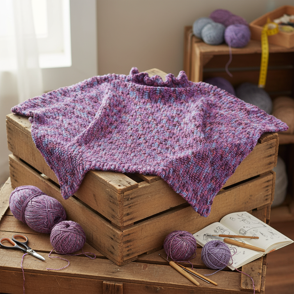Urban Pulse Crochet Poncho Pattern (PDF Download)