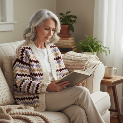 Zigzag Rebel Crochet Cardigan Pattern (PDF Download)