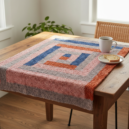 Framed Squares Crochet Blanket Pattern (PDF Download)