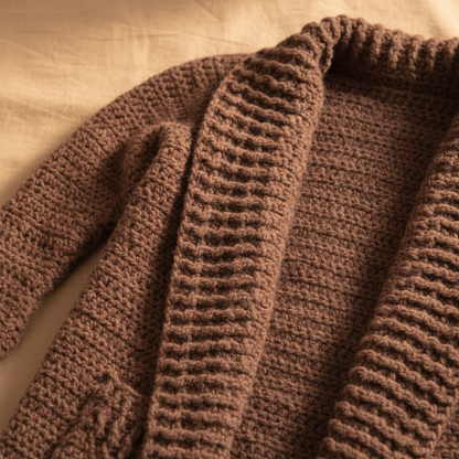 Layered Look Crochet Cardigan Pattern (PDF Download)