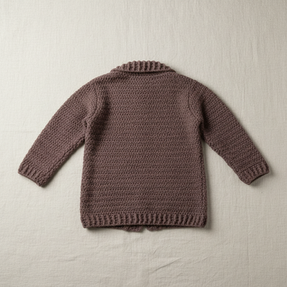 Layered Look Crochet Cardigan Pattern (PDF Download)