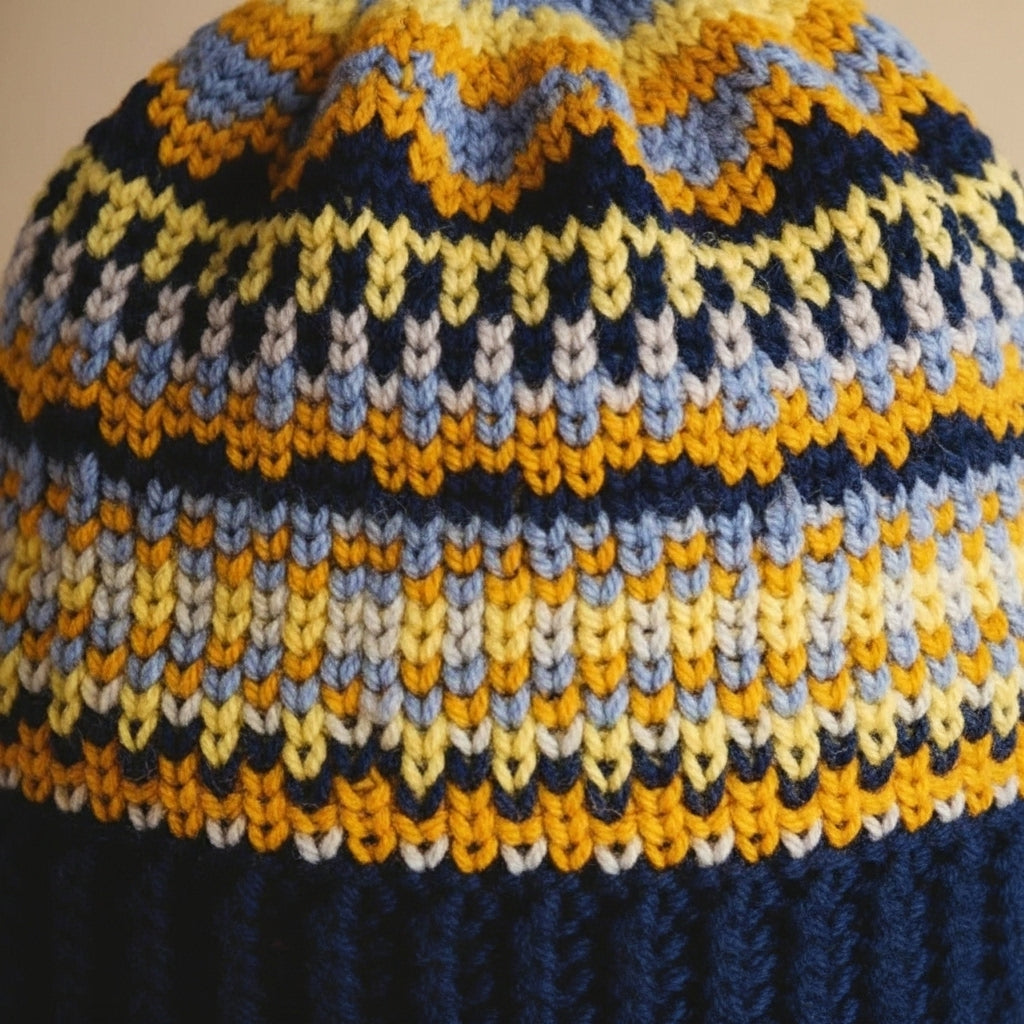 Lively Hues Crochet Hat Pattern (PDF Download)
