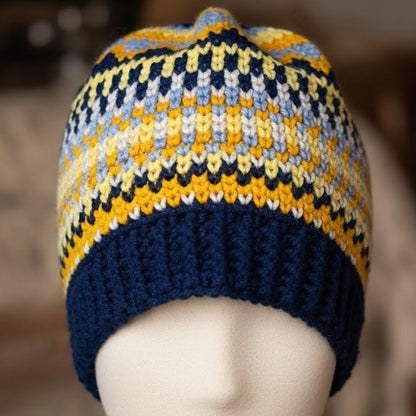 Lively Hues Crochet Hat Pattern (PDF Download)