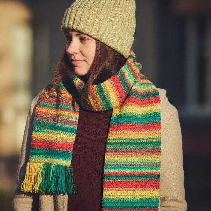 Meadowlight Crochet Scarf Pattern (PDF Download)