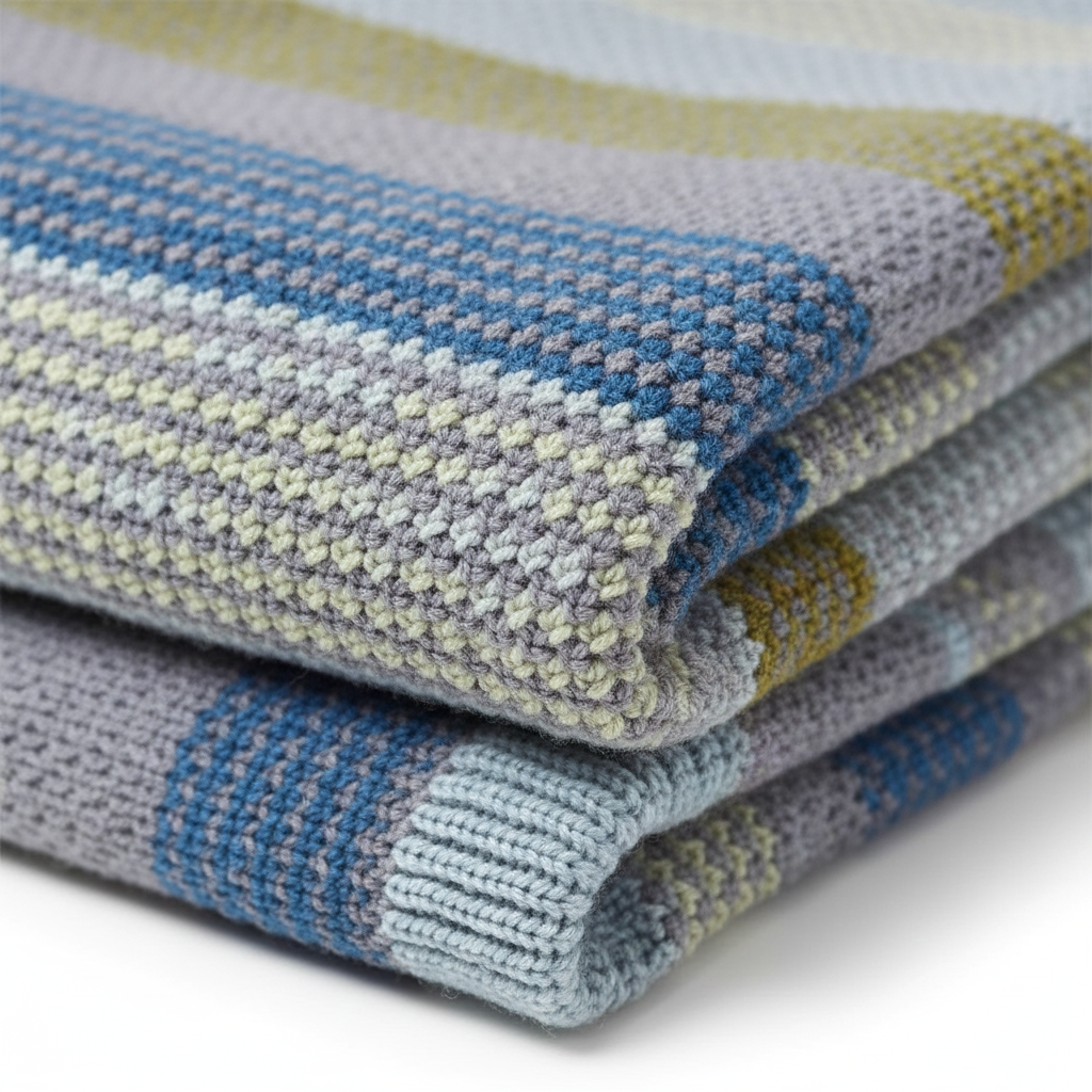 Modern Panels Blanket Crochet Pattern (PDF Download)
