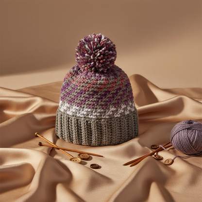 Modern Twist Crochet Hat Pattern (PDF Download)
