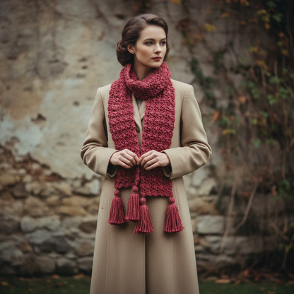 Chunky Layers Scarf Crochet Pattern (PDF Download)