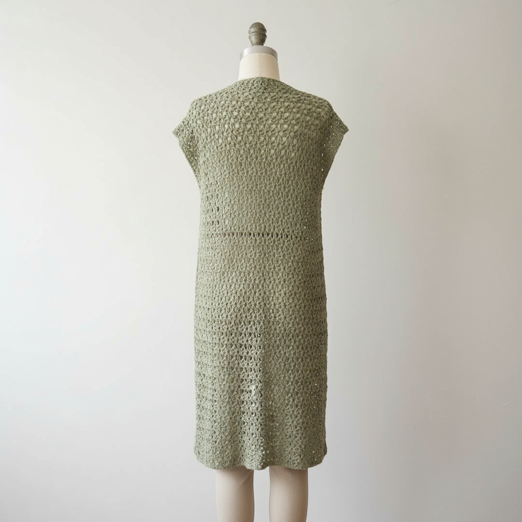 Refined Drape Crochet Cardigan Pattern (PDF Download)