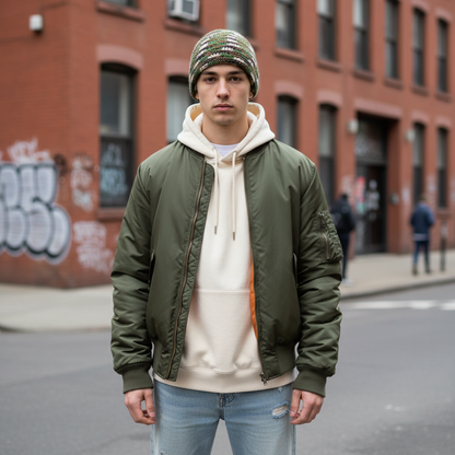 Rustic Color Mix Crochet Hat (PDF Download)