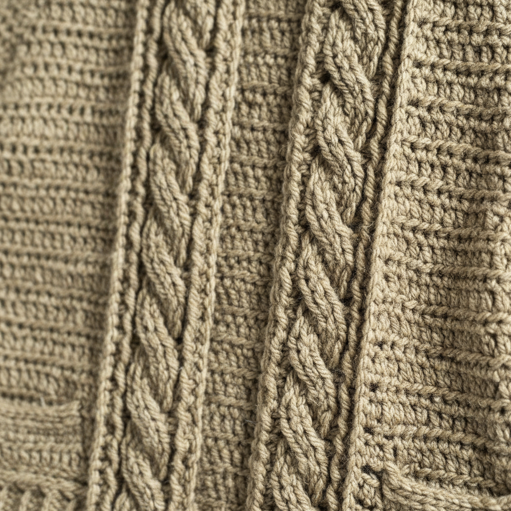 Structured Lines Crochet Cardigan Pattern (PDF Download)