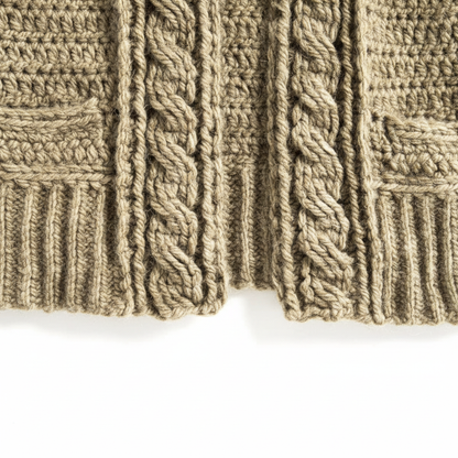 Structured Lines Crochet Cardigan Pattern (PDF Download)