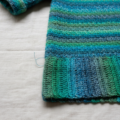 Tropical Breeze Crochet Pullover Pattern (PDF Download)
